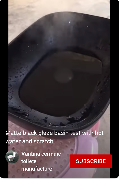 matte black basin