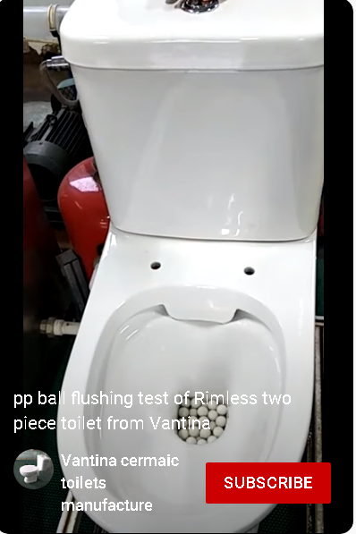 pp ball toilet flushing