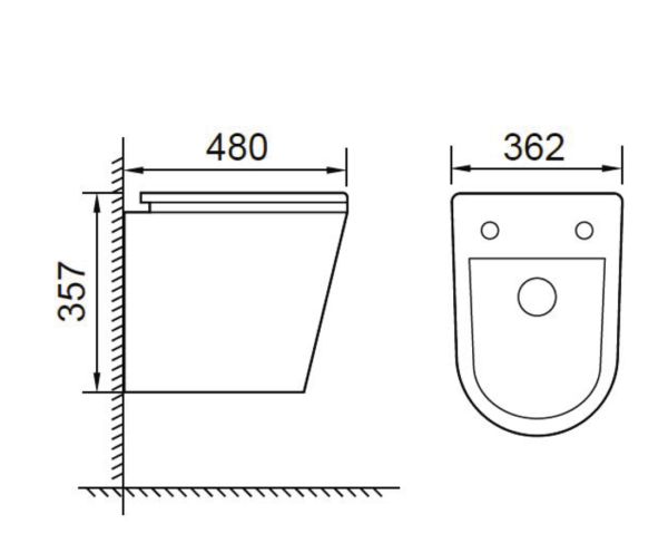 sanitary ware ceramic toilet